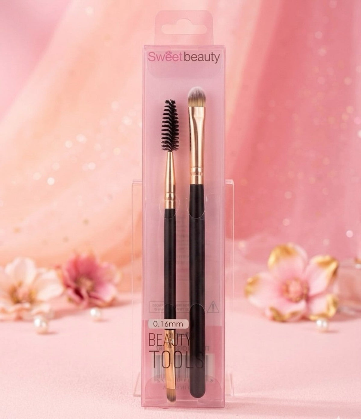 Brow brush and spoolie set