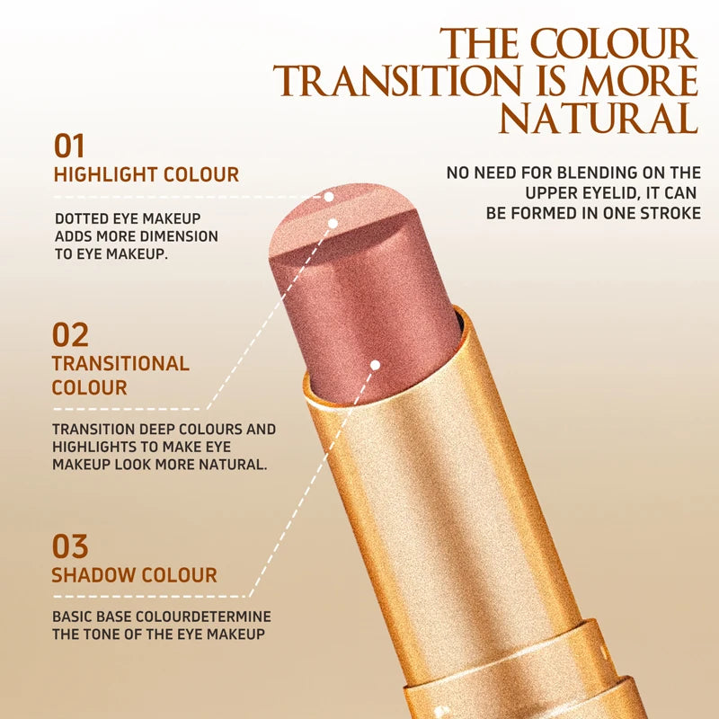 Tricolor Eyeshadow Stick | 3-in-1 Cream Eyeshadow