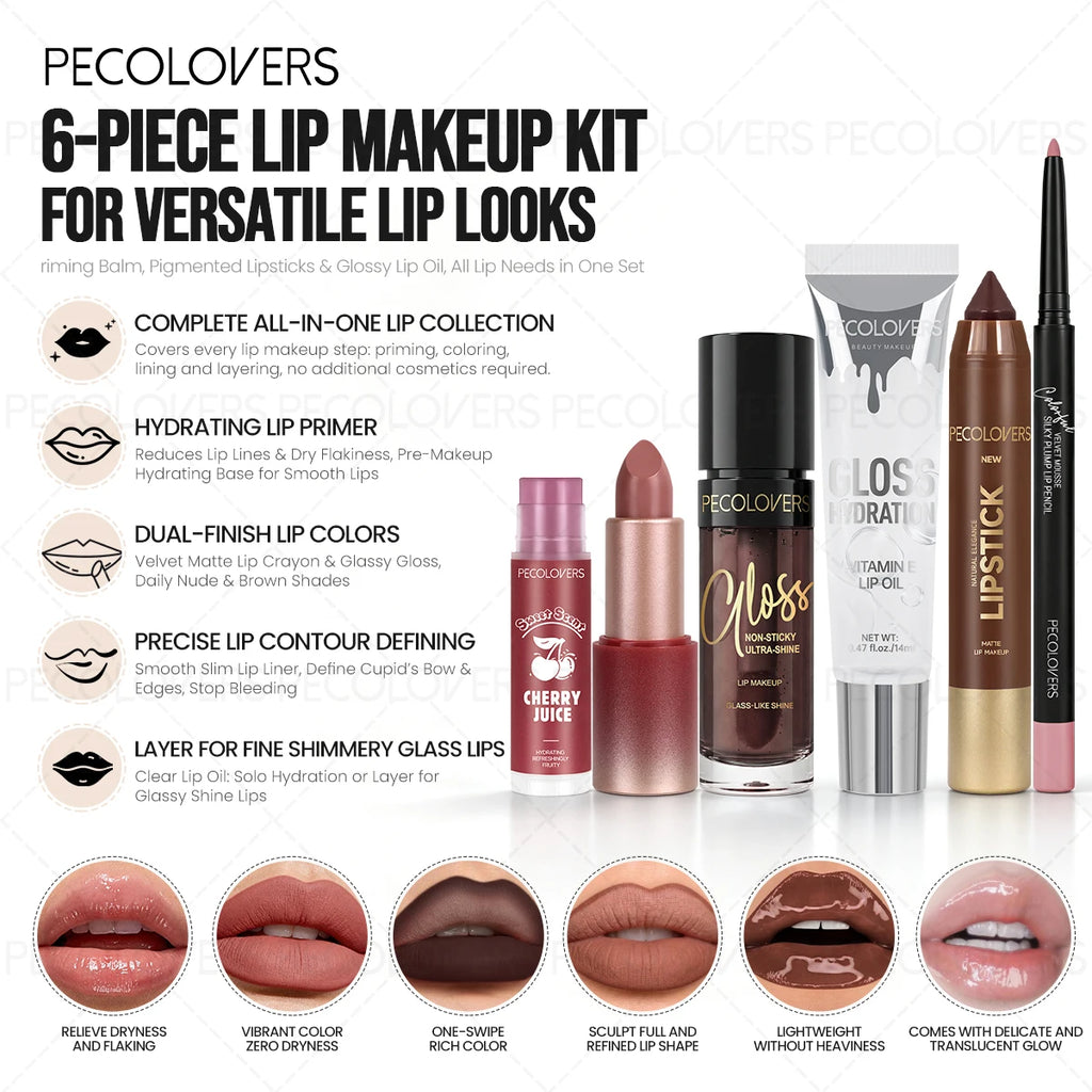 6-Piece Lip Essentials Kit 💋