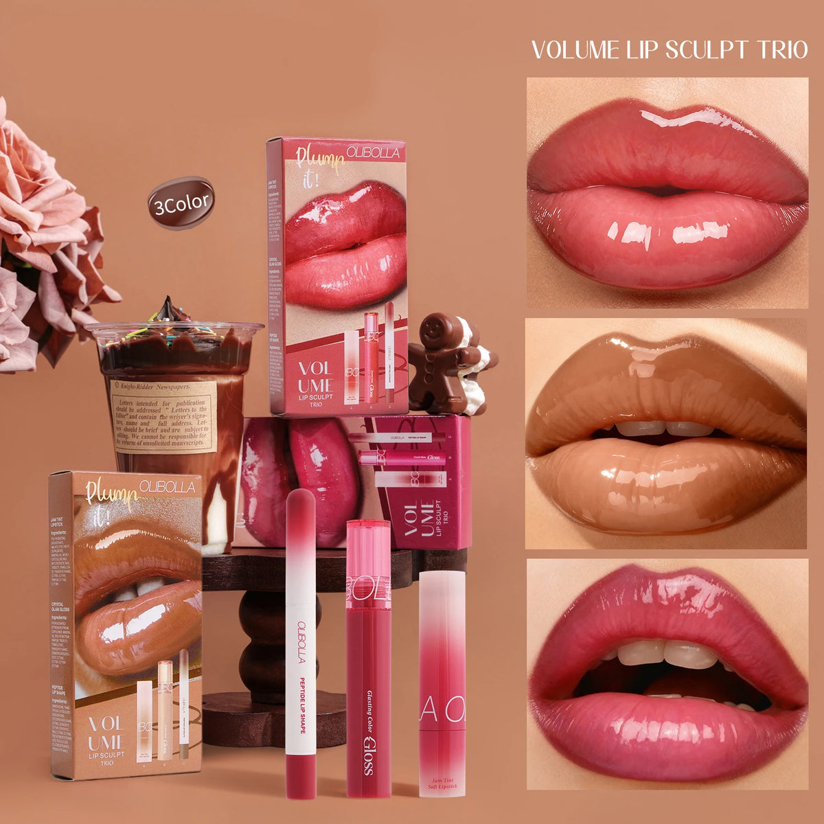 Lip Combo Jam Kit™ 💋 | 3-Piece Lip Sculpt Trio