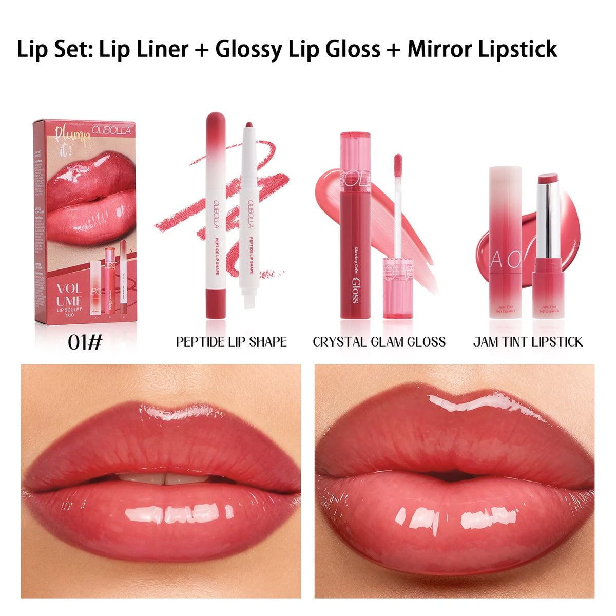 Lip Combo Jam Kit™ 💋 | 3-Piece Lip Sculpt Trio