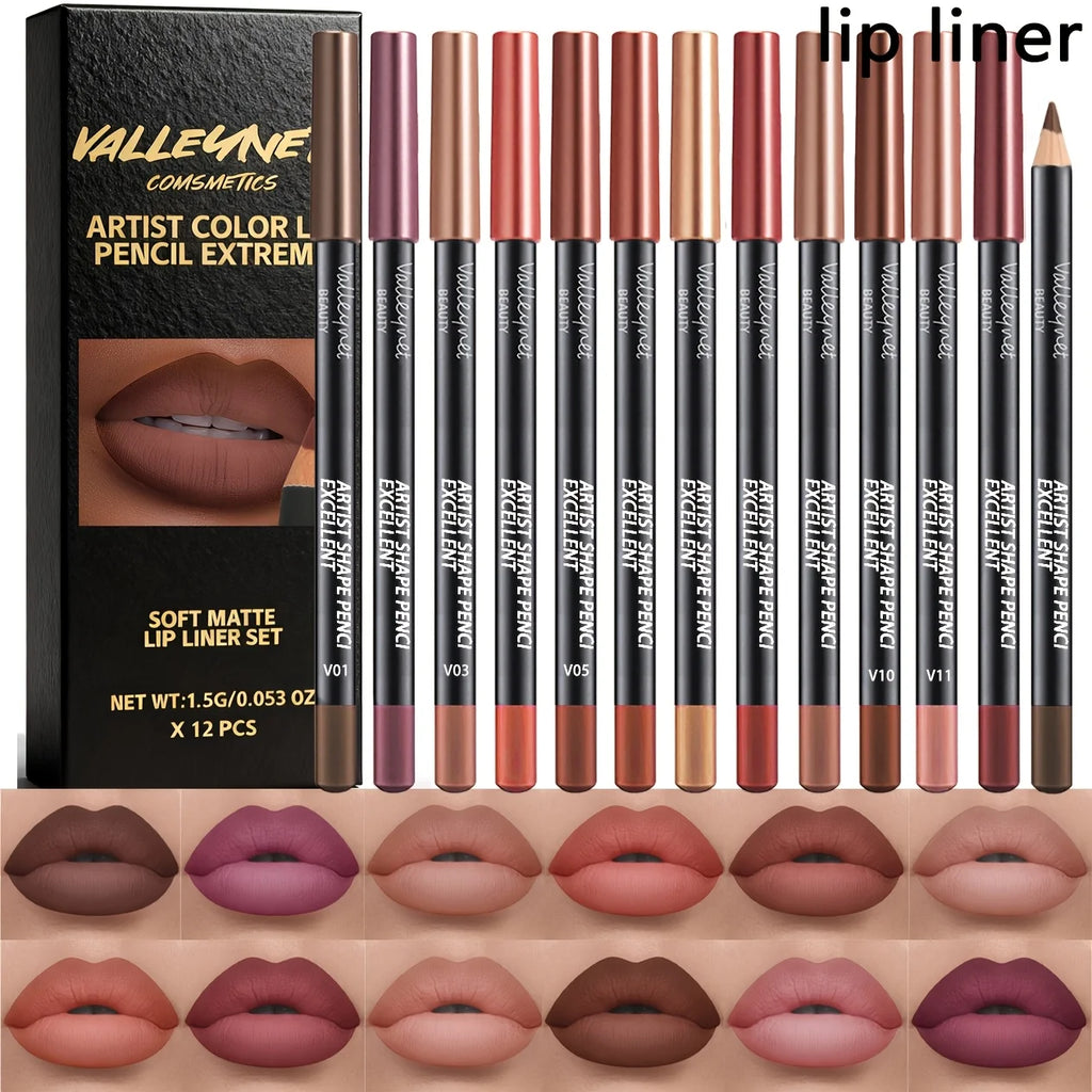 The Lip Vault Kit | 12 Liners + Gloss