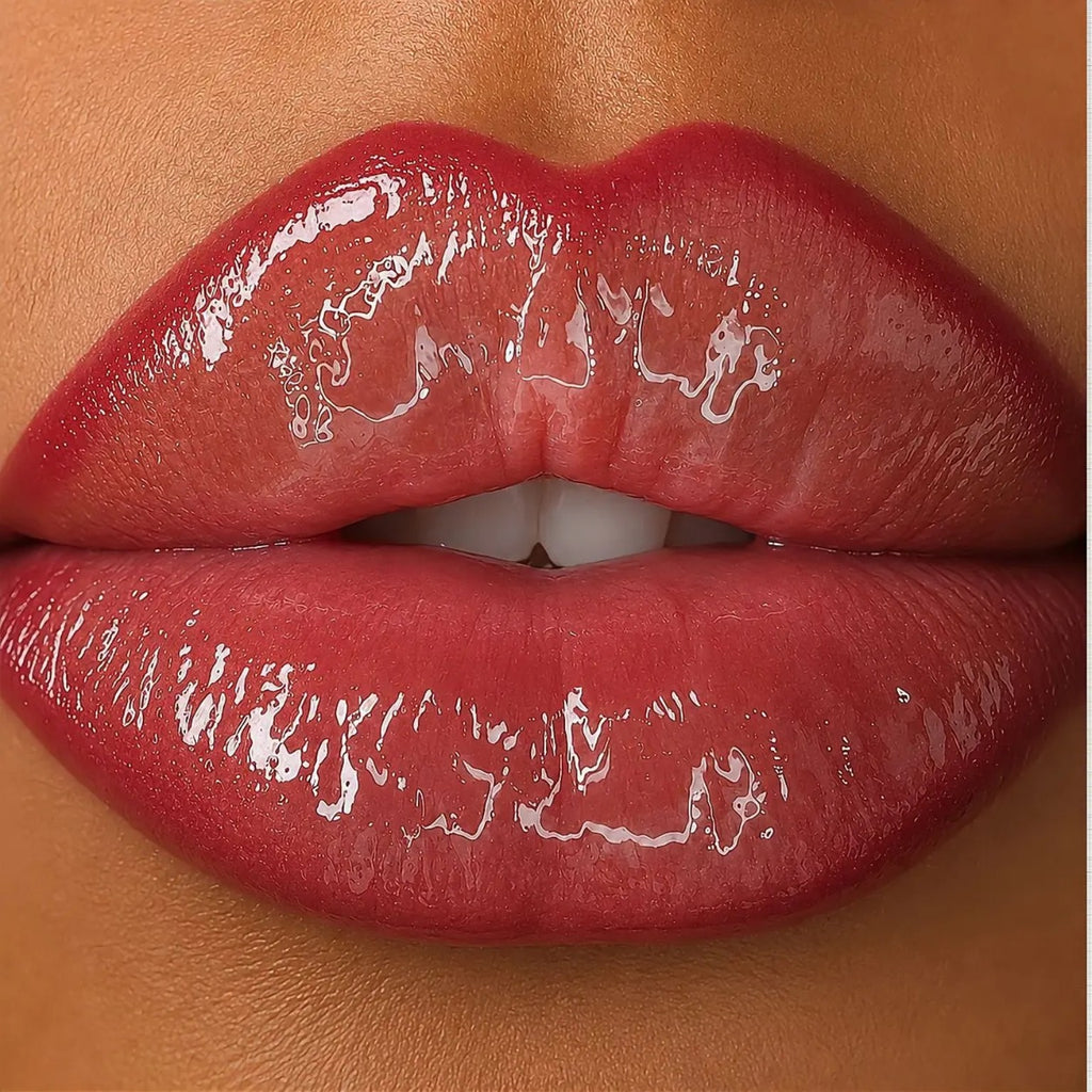 Lip Combo Jam Kit glossy pink lip look
