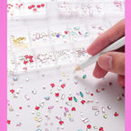 Tooth gem organizer and application tool